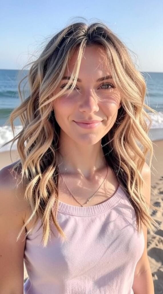 Piecey Pixie-Bob Side Part Hairstyles Beach Waves