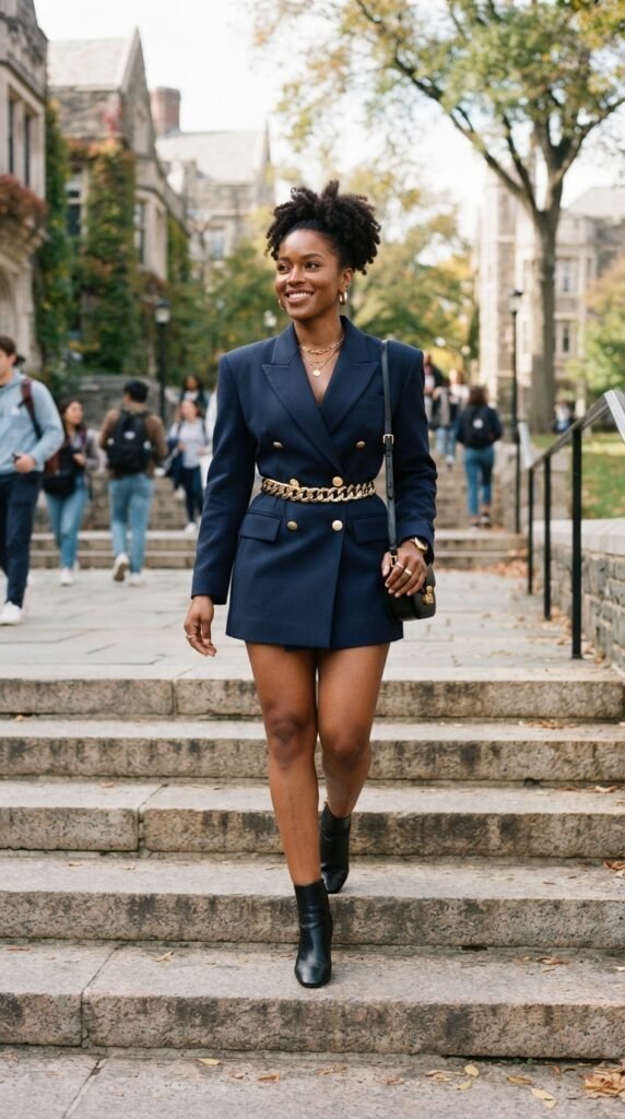The Oversized Blazer Dress FDOC Outfit