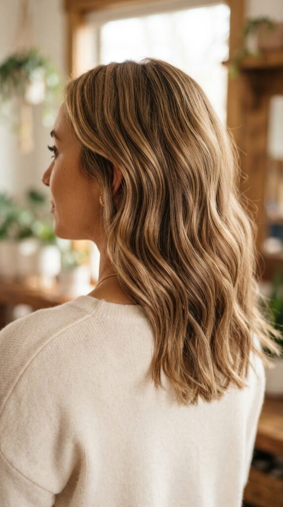 Rich Espresso Ribbon Hair Lowlights Color Ideas Hairstyle