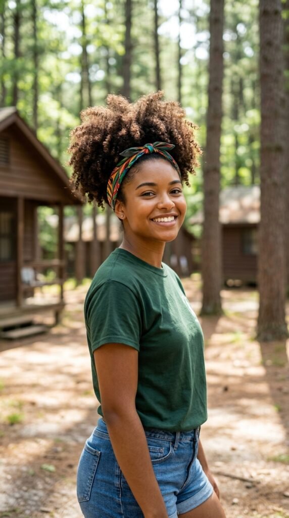 15 Cute Curly Hair Camp Counselor Hairstyles