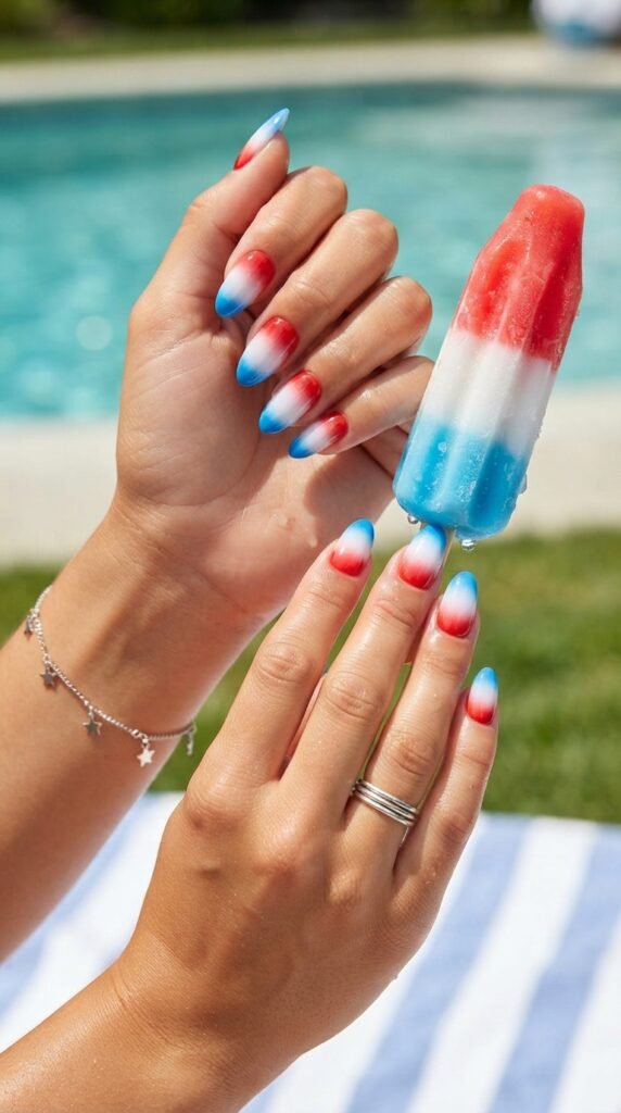 15 Stunning Bomb Pop 4th Nails Perfect For Summer