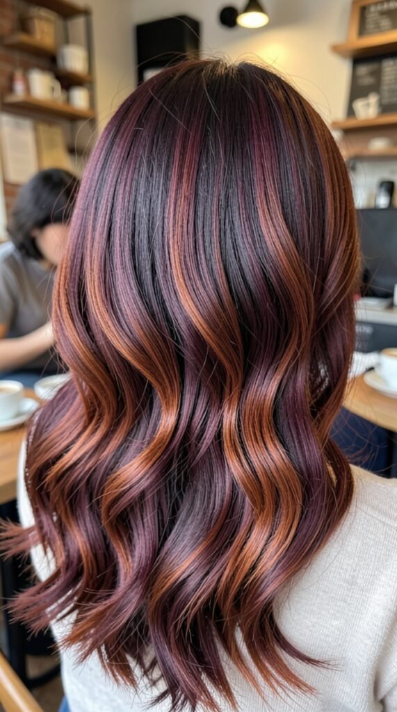 Rich Mahogany Copper Hair Colors Hairstyle