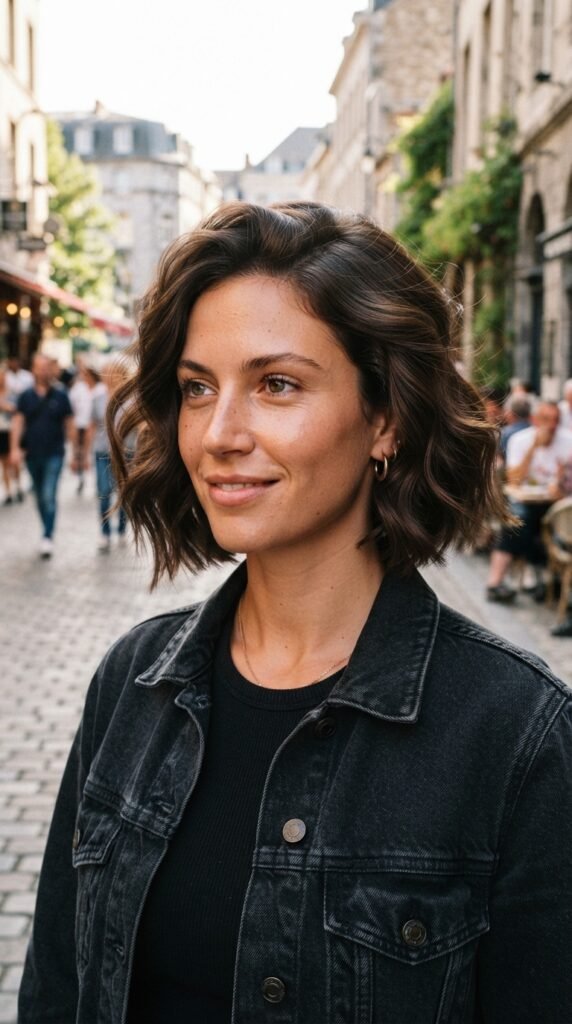 Edgy Short Bob Body Waves Hairstyle