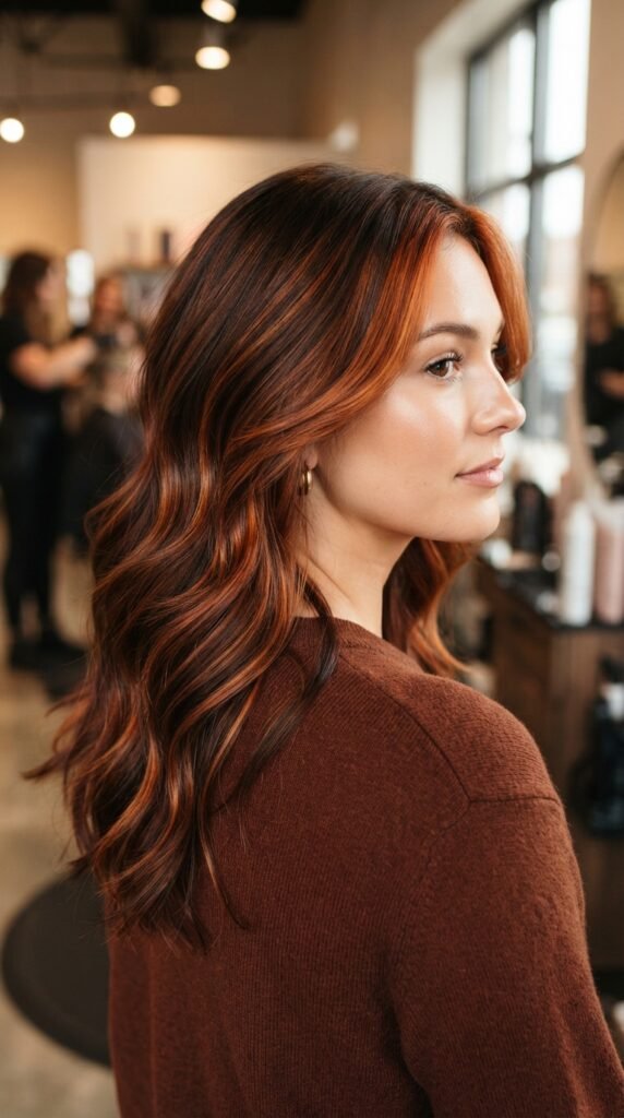 Apricot Golden Copper Hair Colors Hairstyle