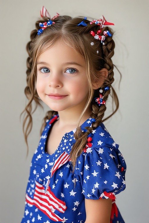 7 Adorable 4th of July for Kids Hairstyles 2026
