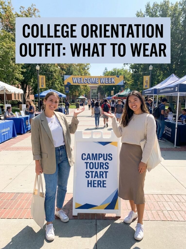 7 College Orientation Outfit Ideas