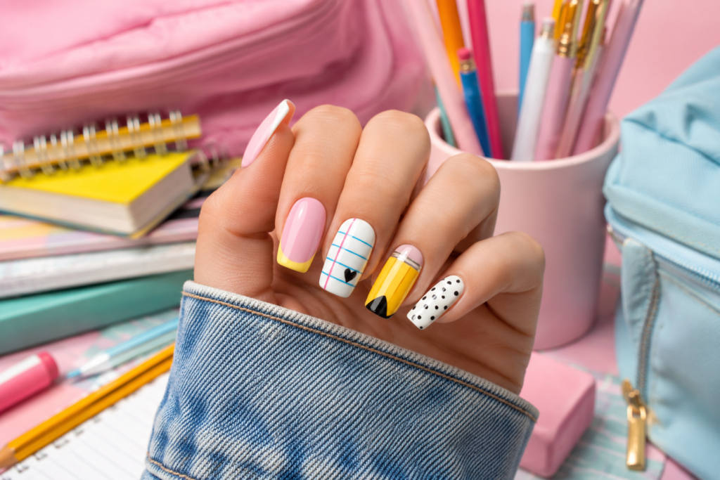 7 Cute Back To School Nail Ideas For A Fresh Look