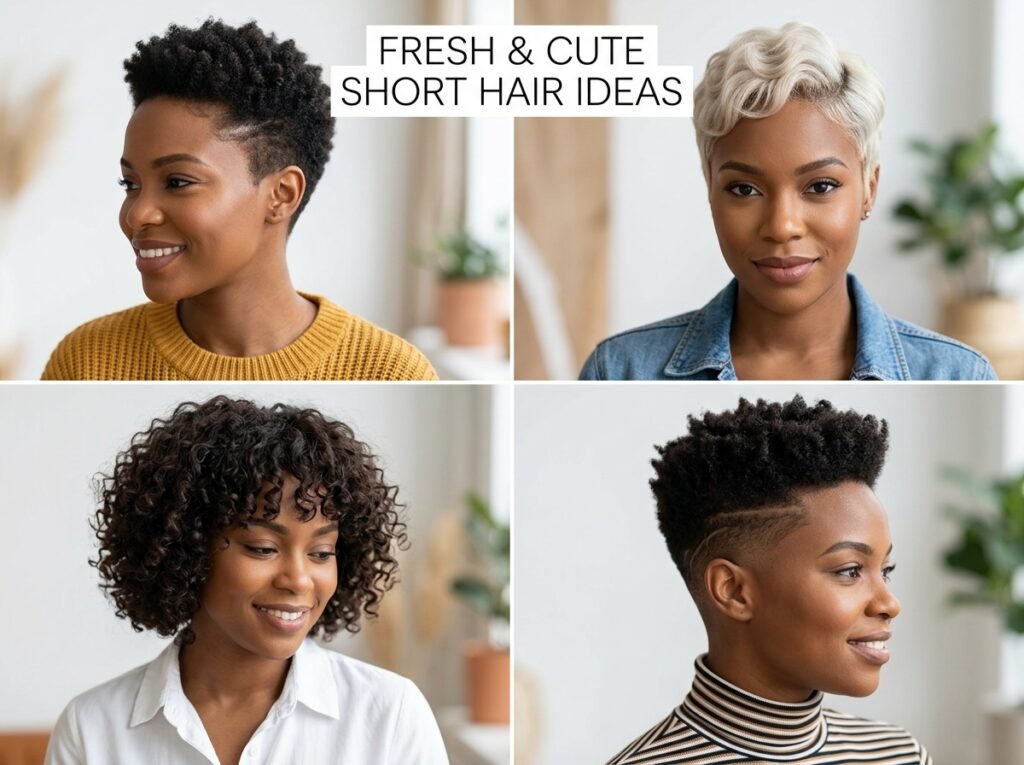 7 Cute Short Haircut For Black Woman Ideas For A Fresh Look