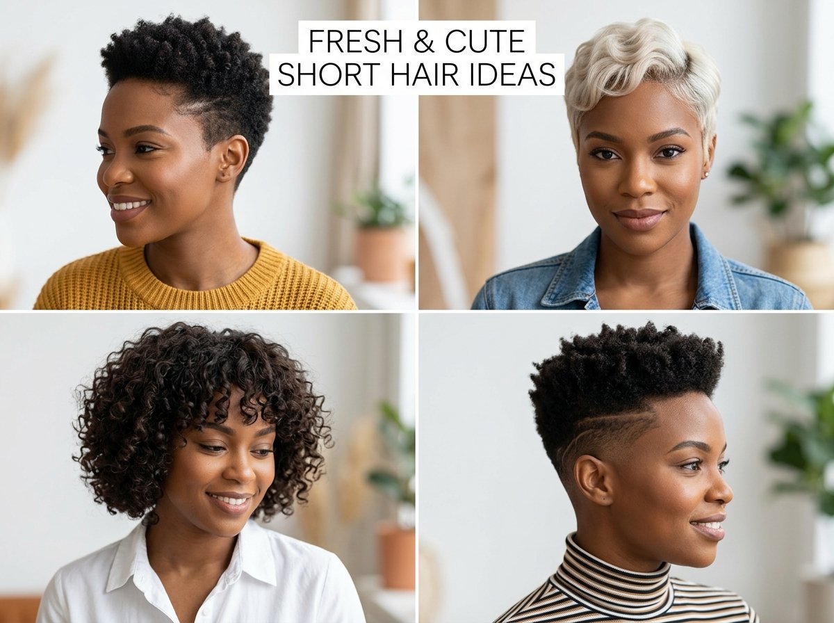 7 Cute Short Haircut For Black Woman Ideas For A Fresh Look