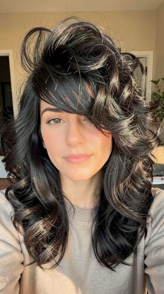 90s Bouncy Blowout Body Waves Hairstyle