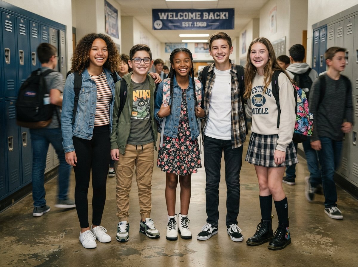 Back to School Outfits Middle School Rectangle