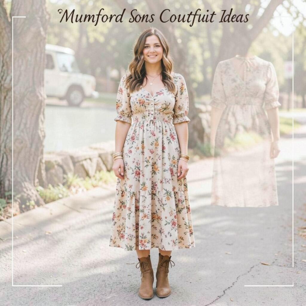 Boho-Midi-Dress-and-Boots.
