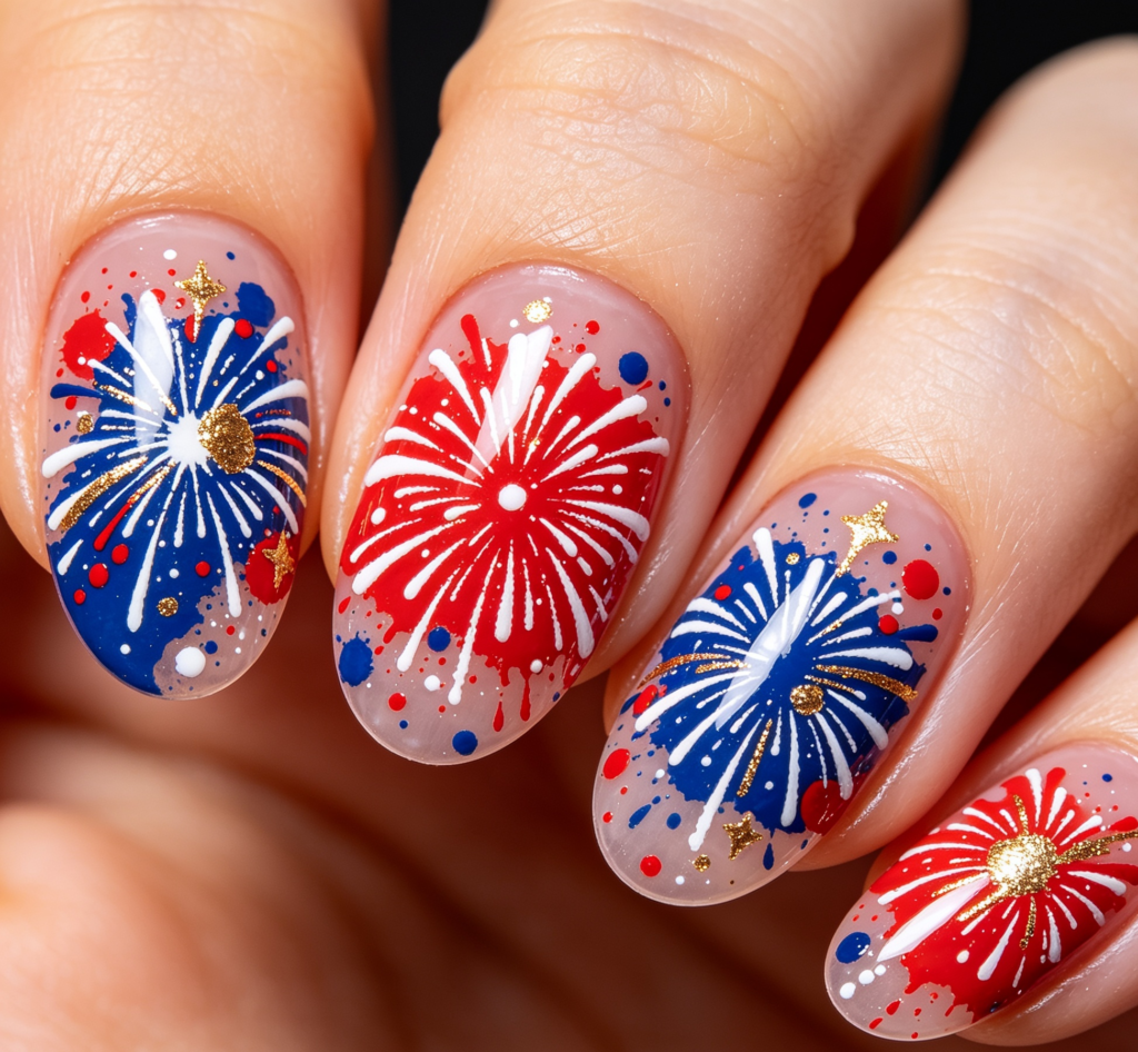 Bold Firework Splatter