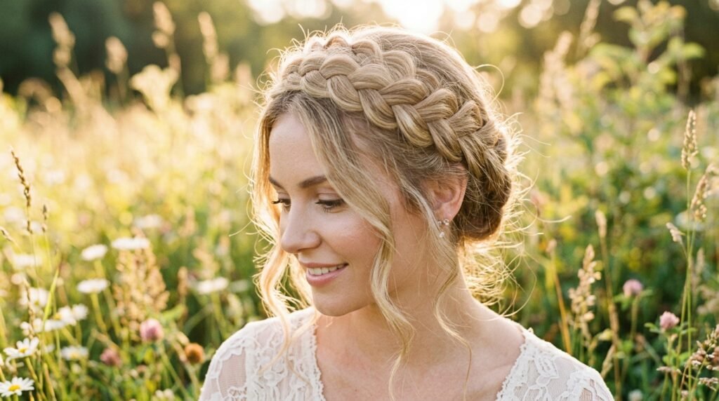 Braided Crown Hairstyle