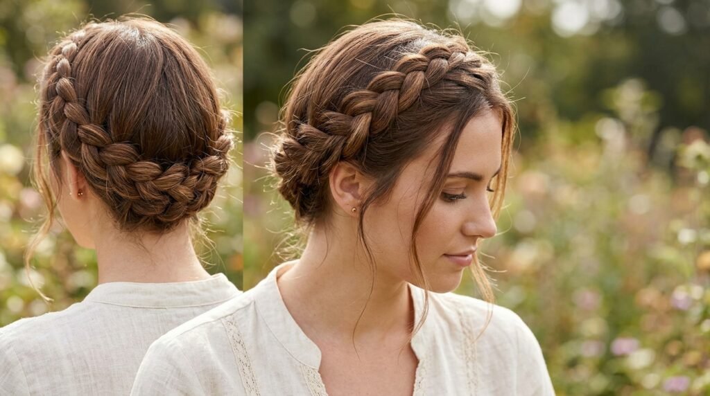 Braided Crown Hairstyle