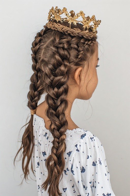 Braided Crown Hairstyle