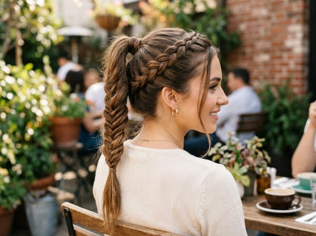 Braided Ponytail Hairstyle