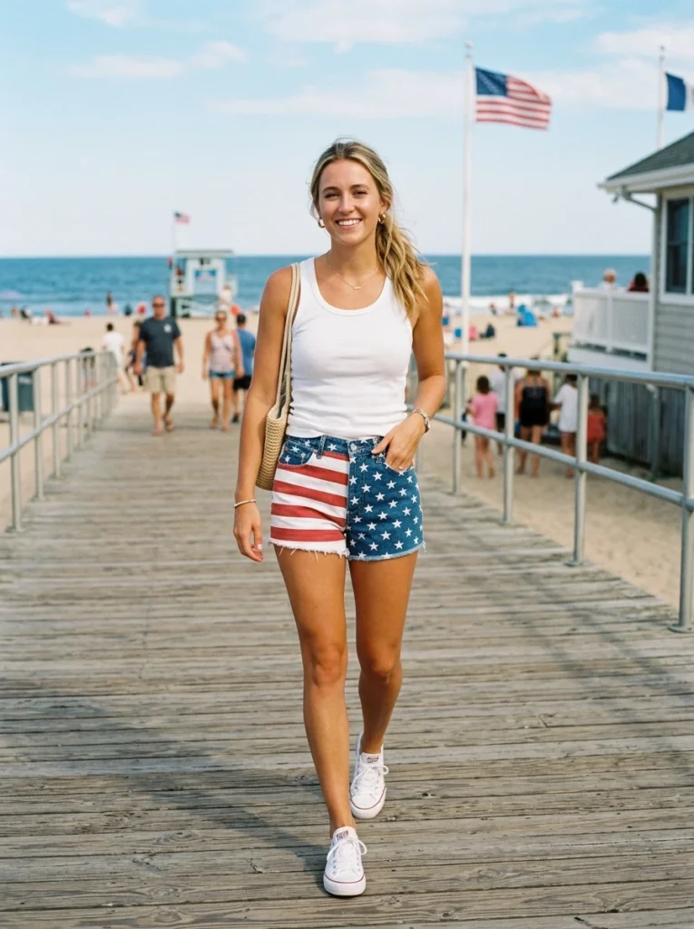 H2: Breezy Red White and Blue Sundress
