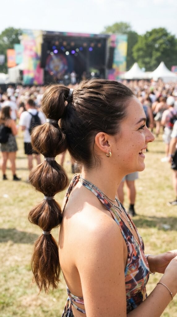 The Y2K Bubble Ponytail Hairstyle
