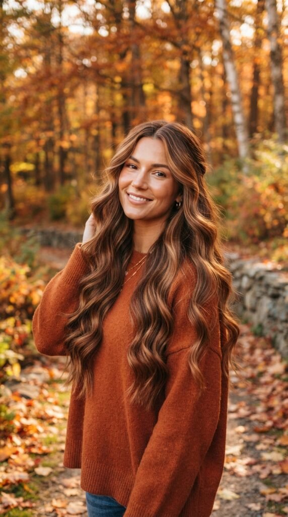 Cascading Autumn Waves Fall Hairstyles for Long Hair 2026 Hairstyle