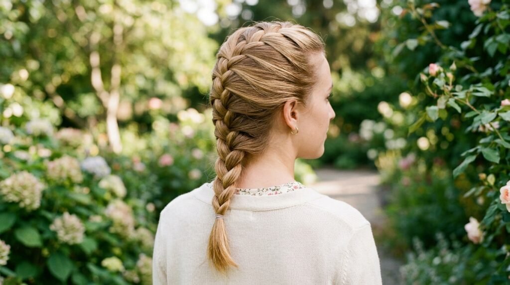 Classic French Braid Hairstyle