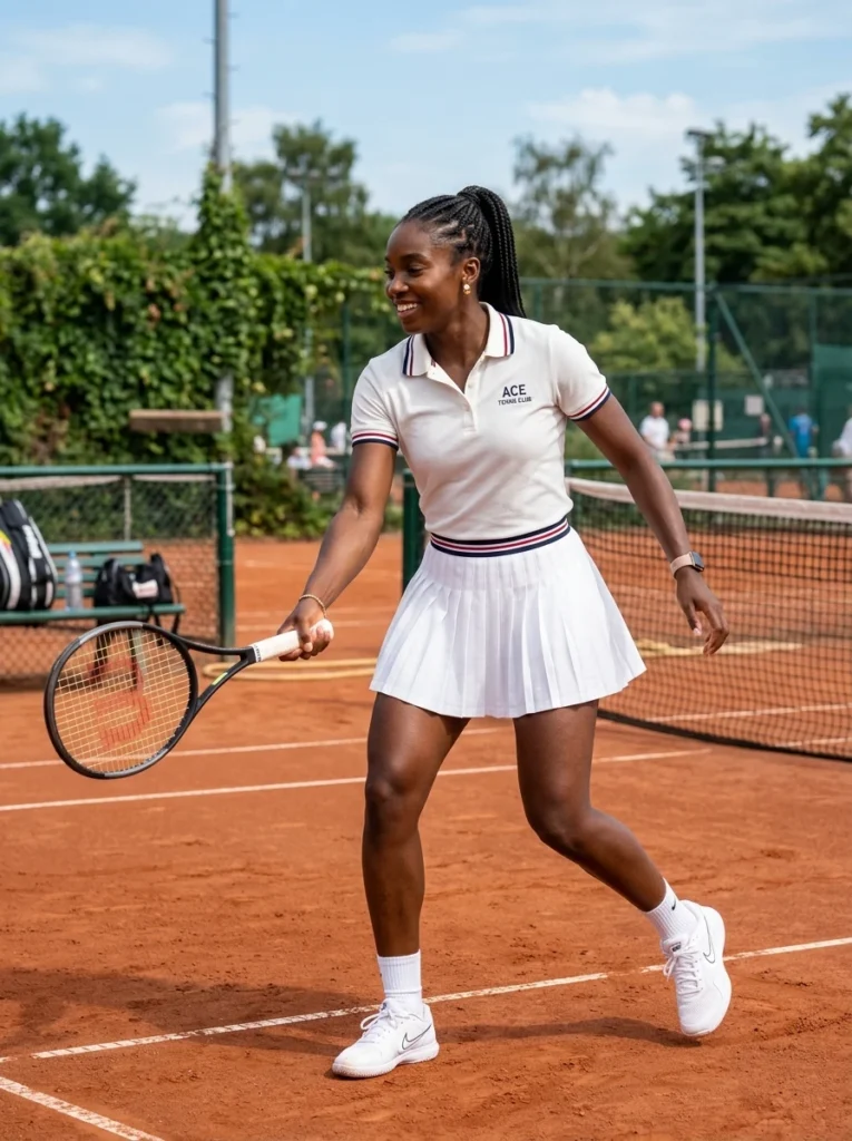 Classic Pleated Tennis Skirt Set