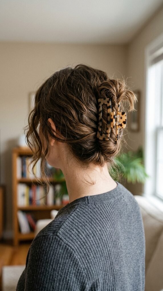 Claw Clip Twist Hairstyle