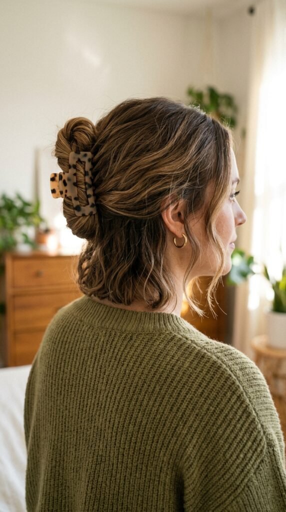 Claw Clip Twist Hairstyle