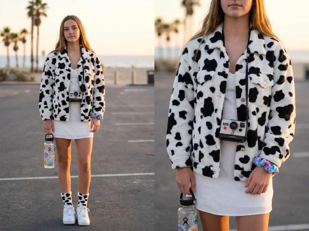 Viral Cow Print Outfit Ideas for Girls