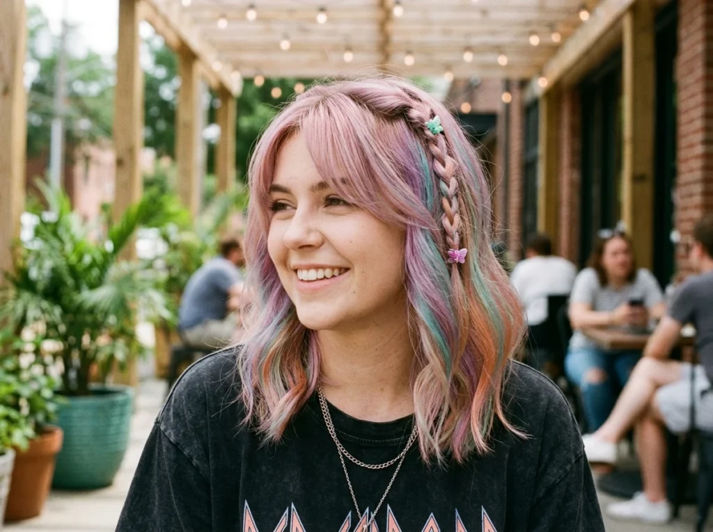 Cute Multicolor Hairstyle Ideas