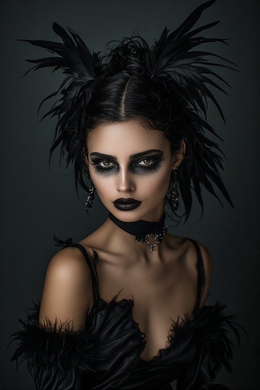 Dark Angel Makeup Look