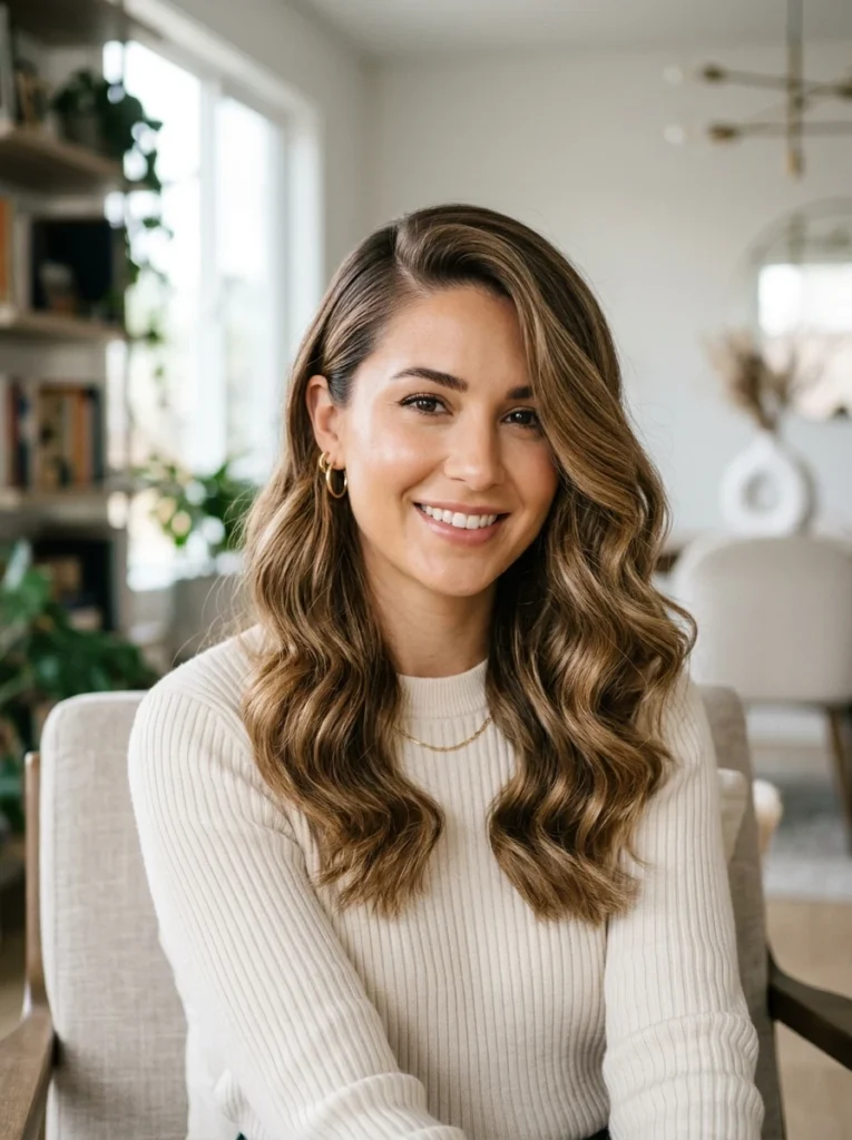  Deep Side Part with Soft Waves