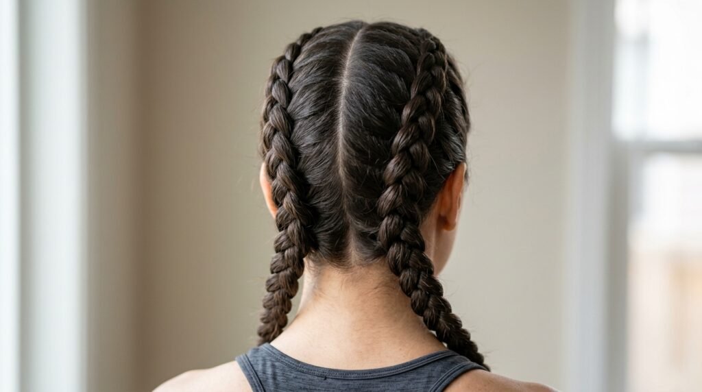 Double Dutch Braids Hairstyle