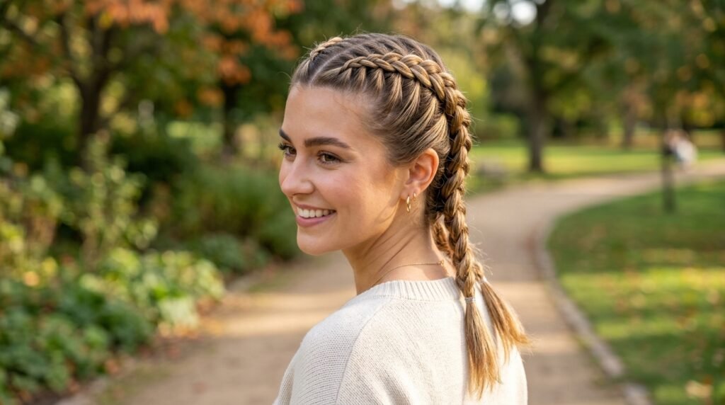 Double Dutch Braids Hairstyle