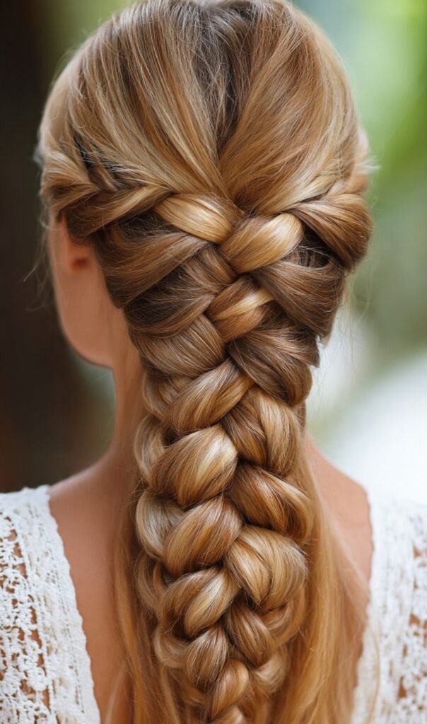 . Dutch Braid Pigtails