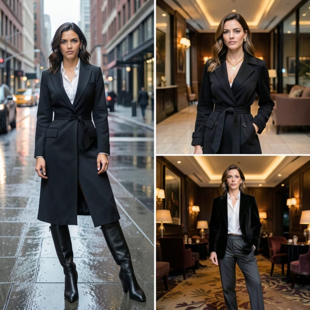 Black Mafia Outfits for Women (Apple Body) 2026