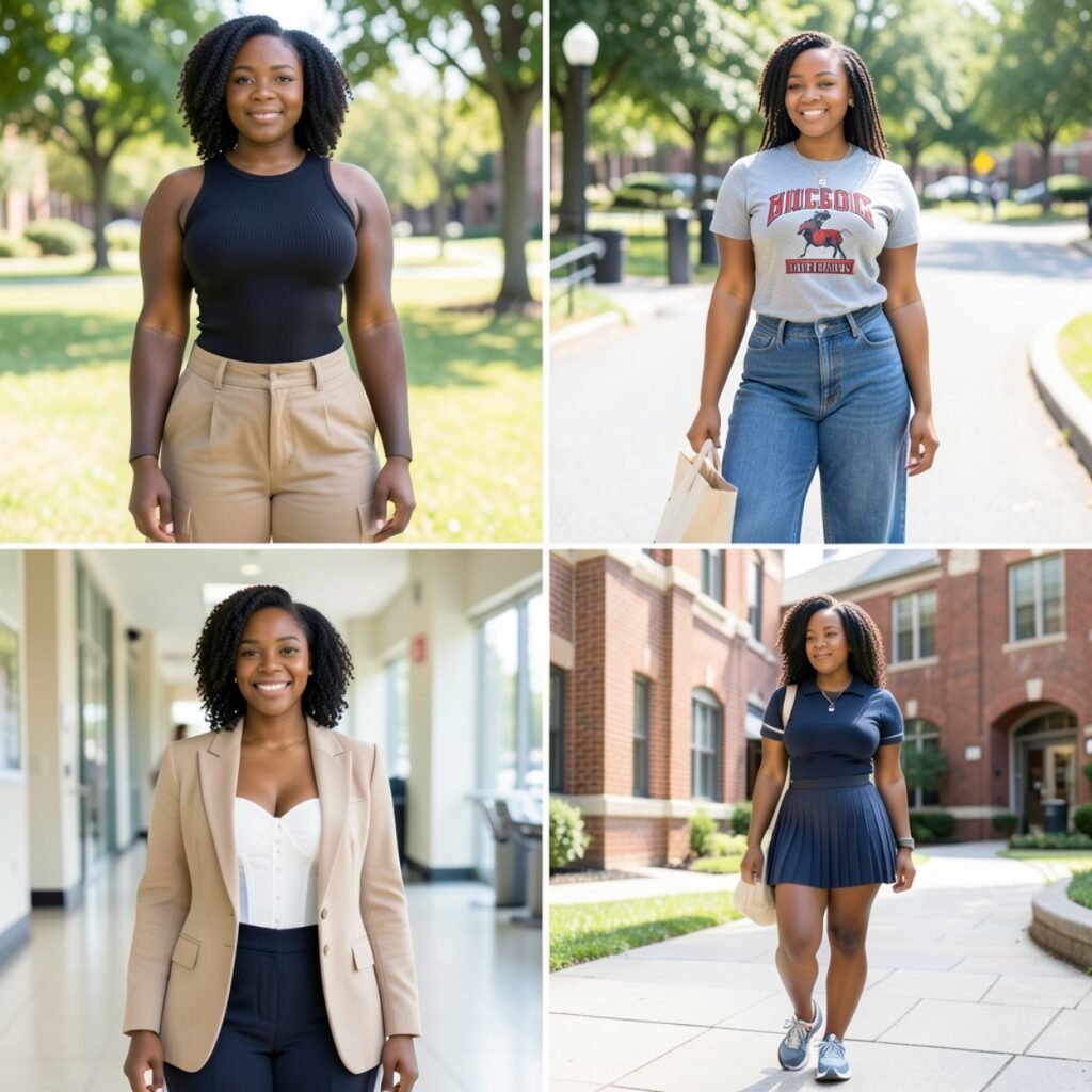 FDOC Outfit HBCU Ideas for Hourglass Body Shape