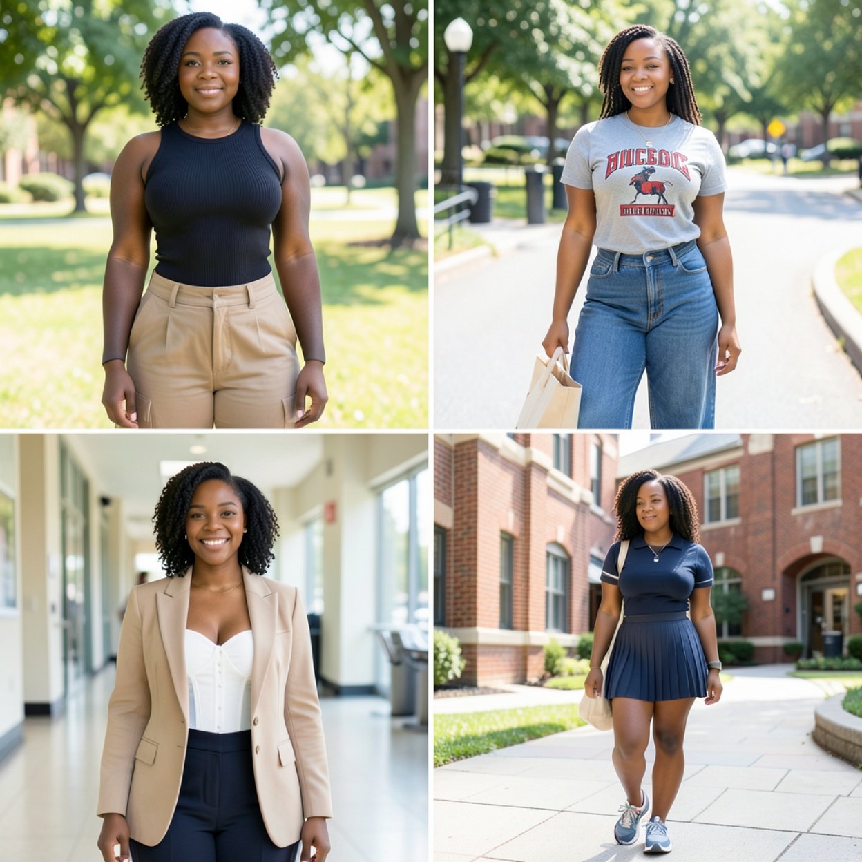 FDOC Outfit HBCU Ideas for Hourglass Body Shape