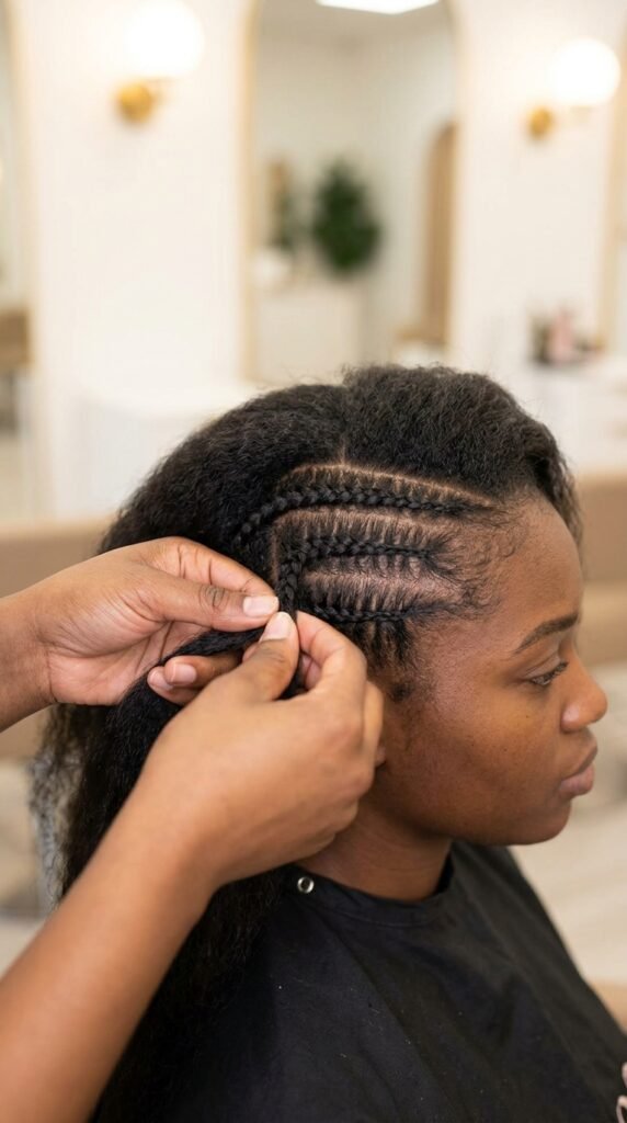 Feed-In Stitch Braids Hairstyle