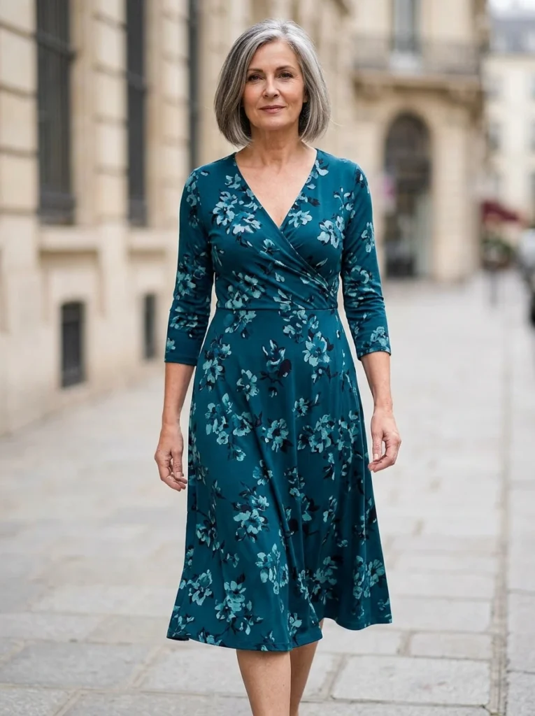Flowy A-Line Midi Dress