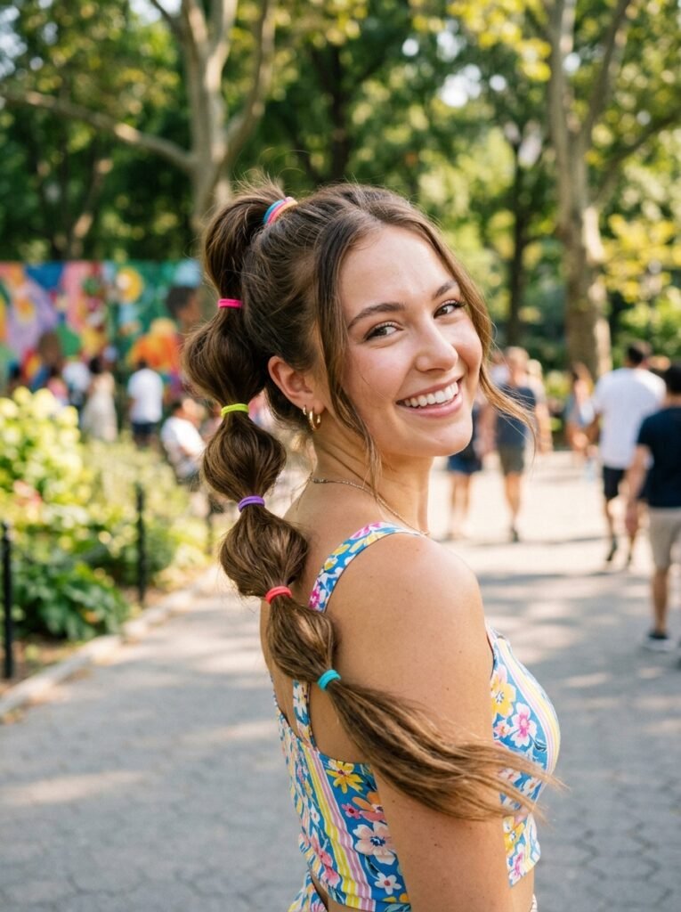 Fun Bubble Ponytail