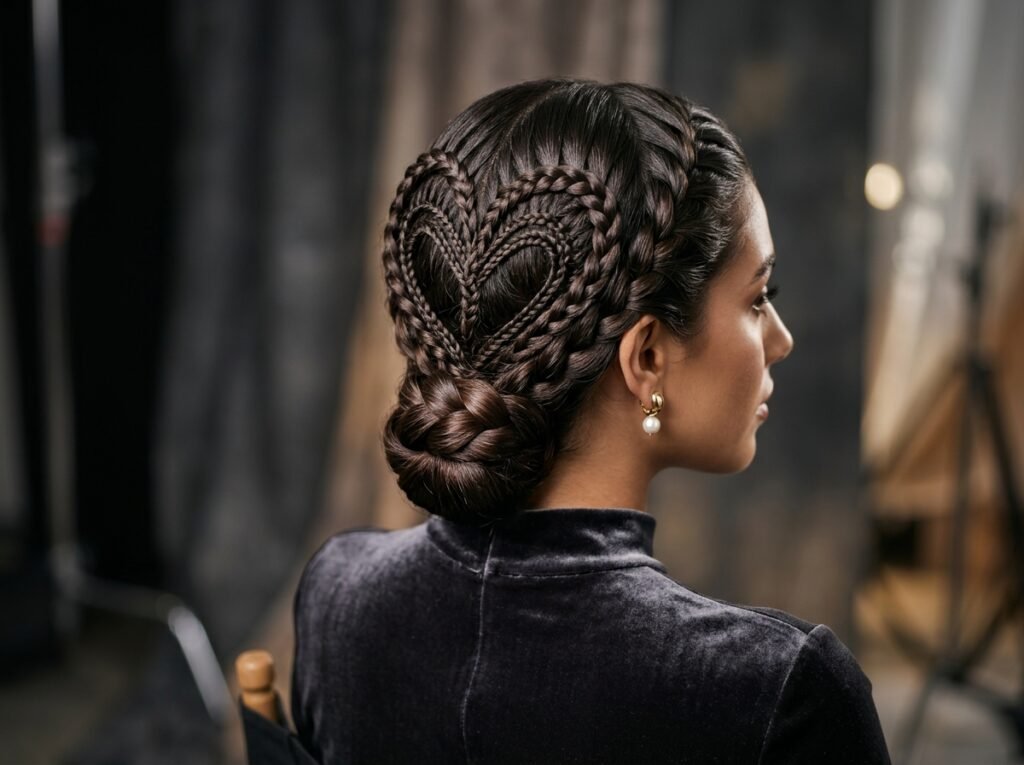 Heart Braid Hairstyle