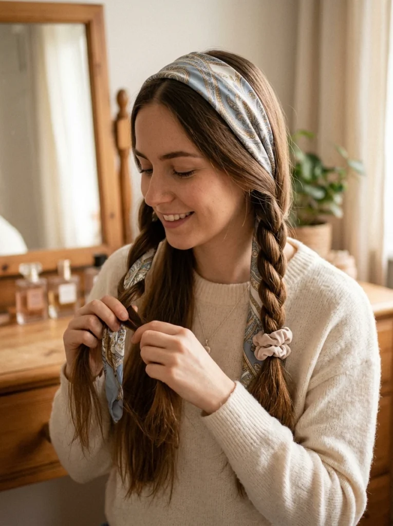 Heatless Waves with a Scarf