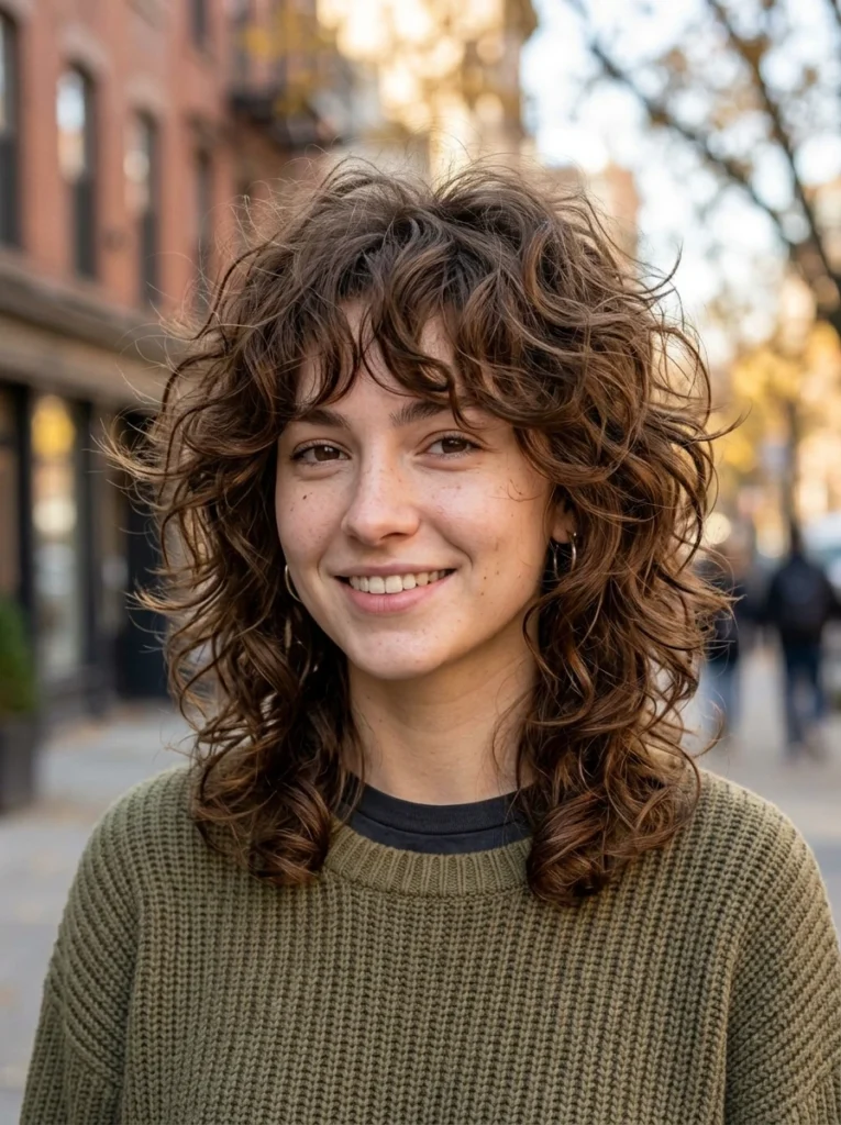 High-Volume Layers with Face-Framing Wreck Curls