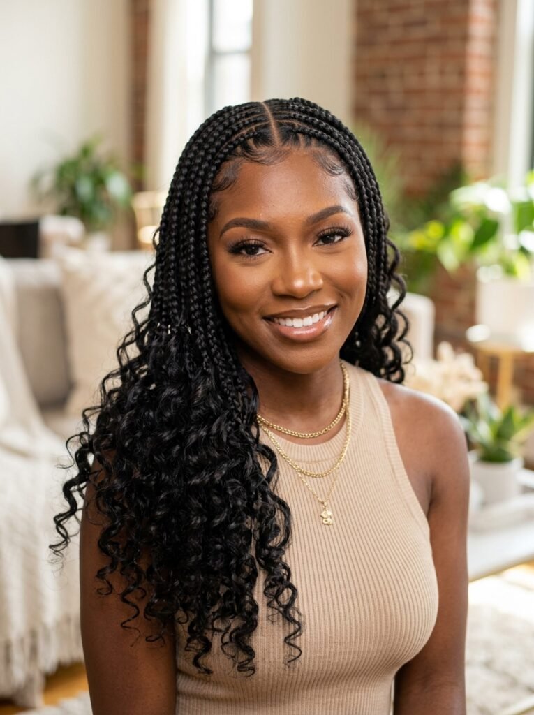 Jayda Wayda Braids With Soft Curls