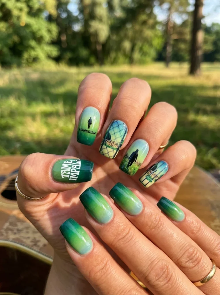  Lonerism Nature Green Gradient