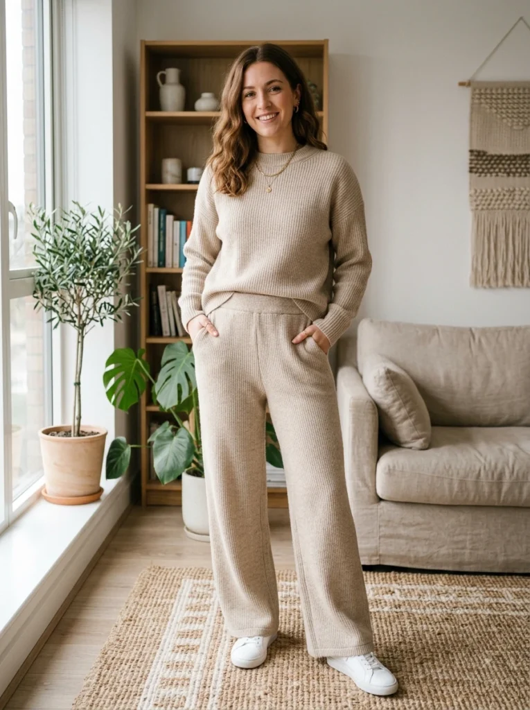 Matching Knit Two-Piece Set