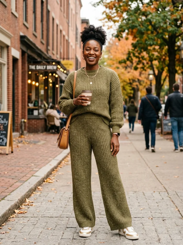 Matching Knit Two-Piece Set