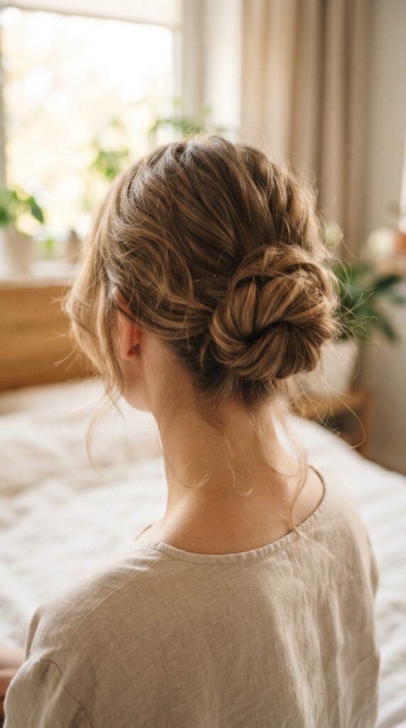 The Messy Ballet Bun Hairstyle