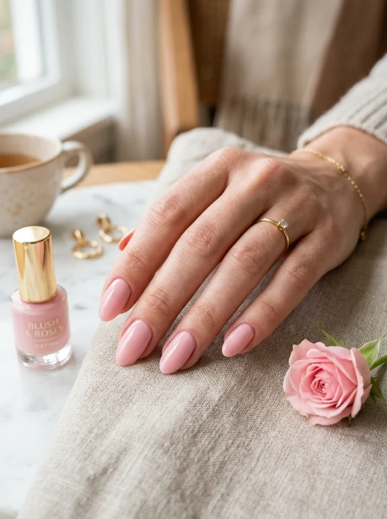 Classic Soft Pink Manicure